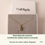 Colier cu Labradorit în cutia cadou CraftMystic, cu certificatul de calitate