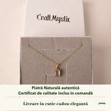 Colier cu Labradorit în cutia cadou CraftMystic, cu certificatul de calitate