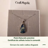 Colier cu Afganit în cutia cadou CraftMystic, cu certificatul de calitate