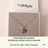 Colier cu Labradorit în cutia cadou CraftMystic, cu certificatul de calitate