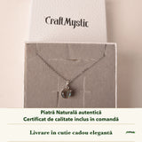 Colier cu Labradorit în cutia cadou CraftMystic, cu certificatul de calitate