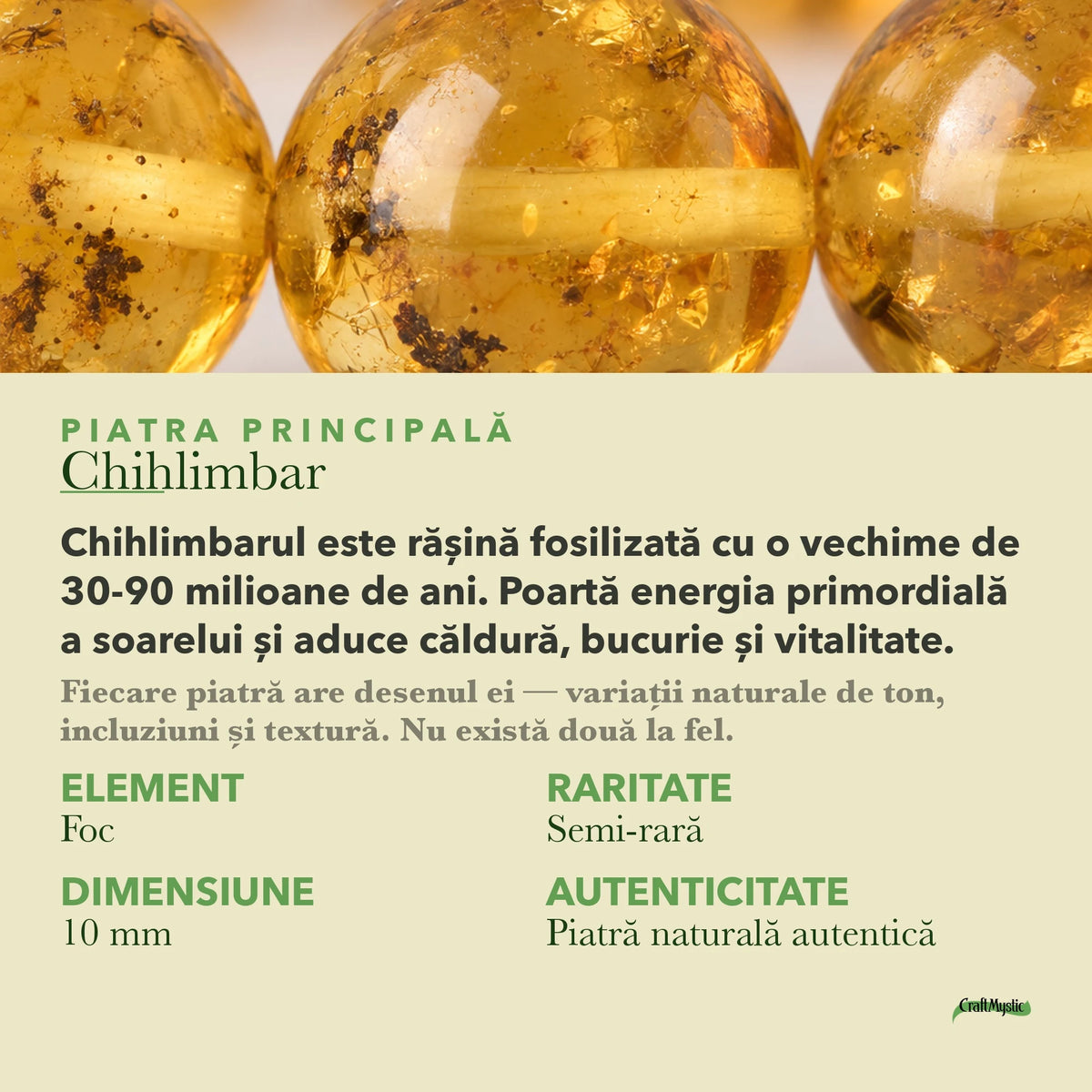 Despre Chihlimbar: semnificație și date