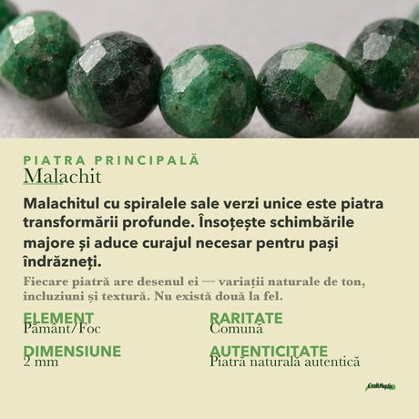 Despre Malachit: semnificație și date