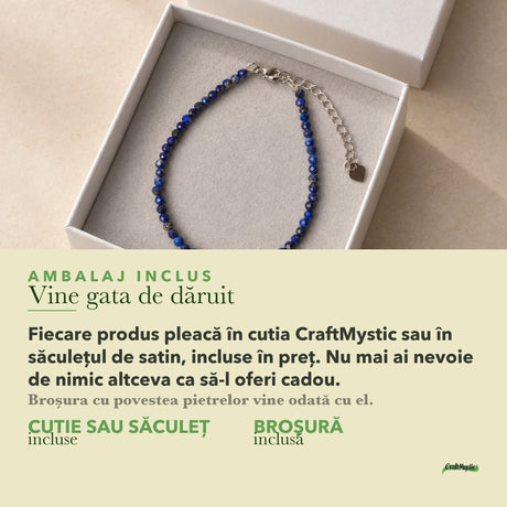 Ambalajul inclus: cutie CraftMystic sau săculeț de satin