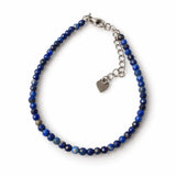 Brățară cu Lapis Lazuli, vedere completă pe fundal alb