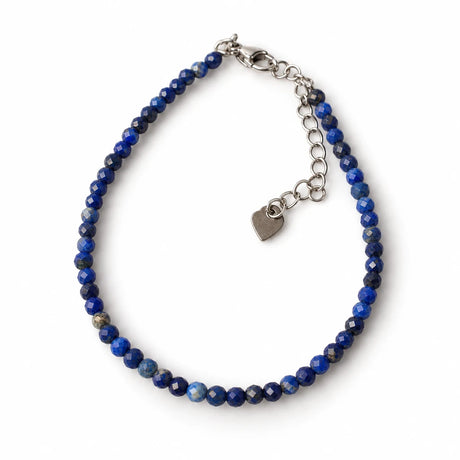 Brățară cu Lapis Lazuli, vedere completă pe fundal alb