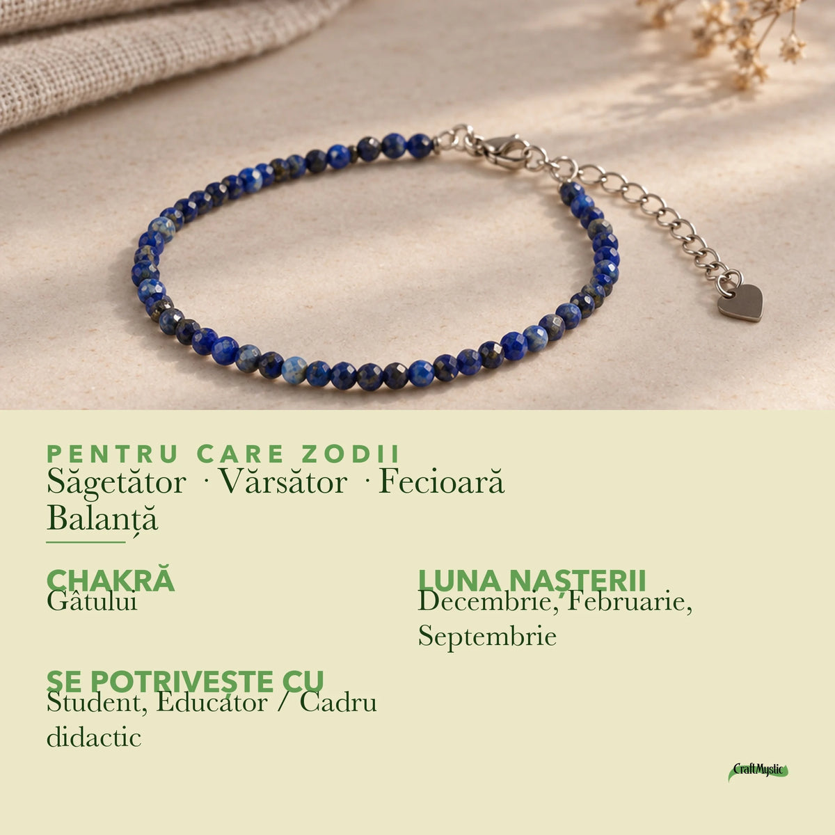 Zodiile cărora li se potrivește Lapis Lazuli