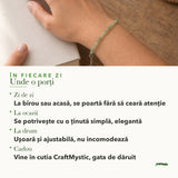 Unde se poartă Brățară cu Aventurin Verde
