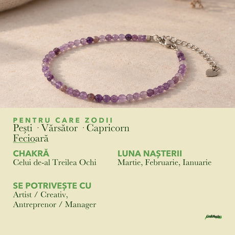 Zodiile cărora li se potrivește Ametist