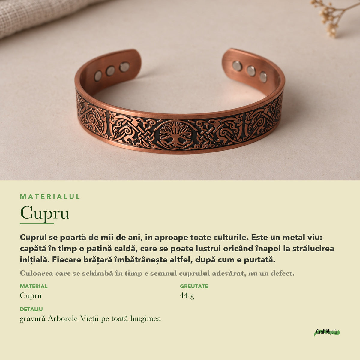 Despre materialul Cupru