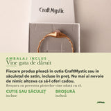 Ambalajul inclus: cutie CraftMystic sau săculeț de satin