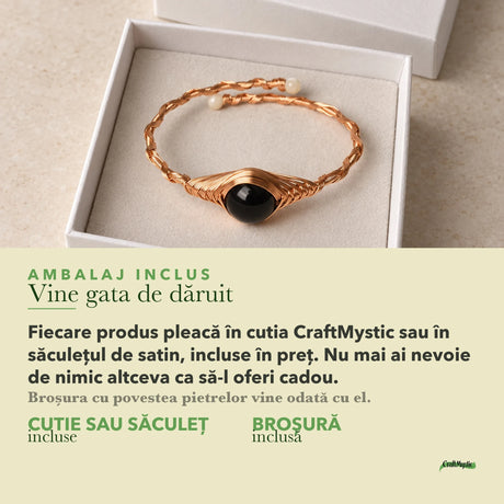 Ambalajul inclus: cutie CraftMystic sau săculeț de satin