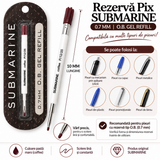 Rezervă pix Submarine Coffee O.B. Gel 0.7 mm cu miros de cafea