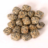 Piatra rulata de Jasp Dalmatian - Aduce echilibru, stabilitate si o legatura blanda cu natura