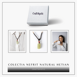 Armonie si Protectie - Colier din Jad Hetian (Nefrit) Natural