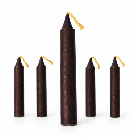 Lumânare Vișiniu-Bordo pentru Ritualuri și Intenții 10 cm - 1 Bucată