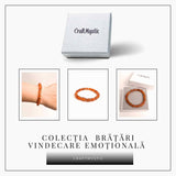 Bratara cu margele ovale 13mm de chihlimbar - Protectie si energie