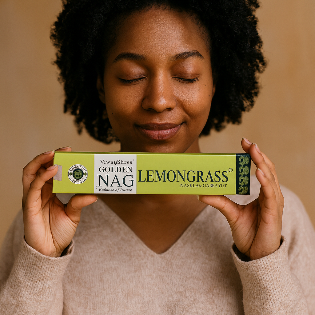 Golden Nag Lemongrass - Aroma Purificatoare pentru Claritate si Energie Pozitiva
