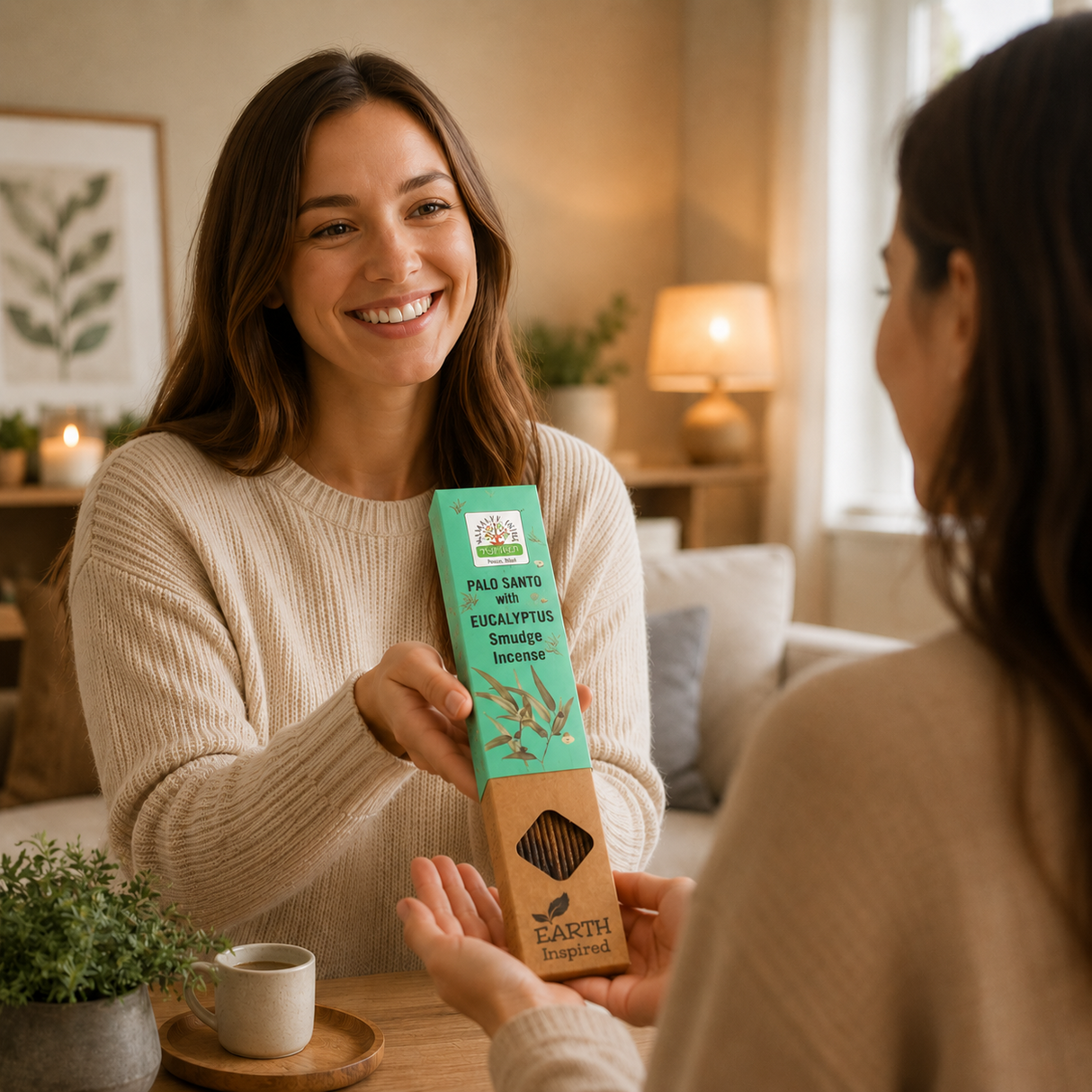 Betisoare Parfumate Palo Santo cu Eucalipt – Ritual de Purificare si Calm Interior