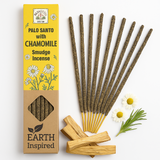 Betisoare parfumate Smudge Earth Inspired - Chamomile & Palo Santo Relaxare, echilibru, somn lin