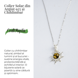 Puterea soarelui - Colier solar din argint 925 cu chihlimbar natural