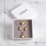 Set elegant cu perla naturala - Stralucire si feminitate intr-un singur gest