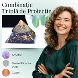 Piramida Orgonica cu Turmalina Neagra - Protectie si Energie Pozitiva