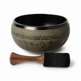 Bol Tibetan din Aluminiu Rotund 22 cm – Armonie, Relaxare si Echilibru Interior
