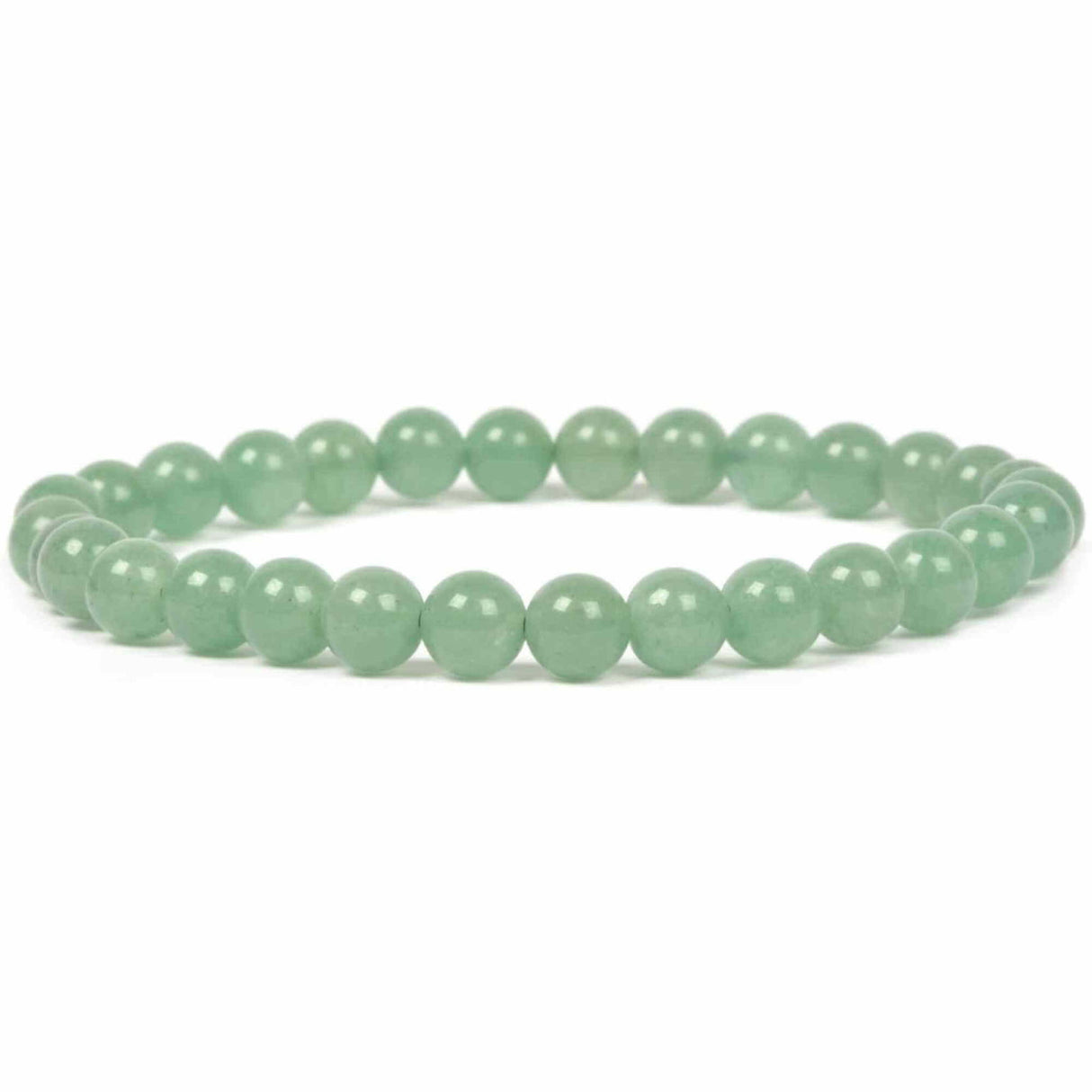 Bratara Elastica cu Margele 6mm din Aventurin Verde Semipretios Natural
