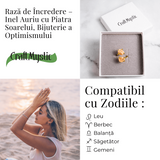Raza de incredere - Inel Auriu cu Piatra Soarelui, Bijuterie a Optimismului