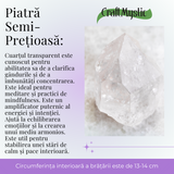 Bratara Elastica cu Margele 6mm Cuart transparent Energie Pozitiva