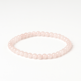 Bratara Elastica cu Margele de Cuart Roz 5mm - Iubire si Vindecare Emotionala