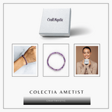 Bratara Elastica din Ametist 5mm - Claritate Mentala si Echilibru Emotional