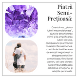 Bratara Elastica din Ametist 5mm - Claritate Mentala si Echilibru Emotional