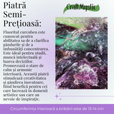 Bratara elastica cu margele 4mm Fluorit curcubeu - Claritate mentala