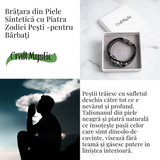 Bratara Fixa zodia Berbec din Piele Sintetica cu Cabochon Rotund - Semn Zodiacal Personalizat pentru Stil si Conexiune Astrologica