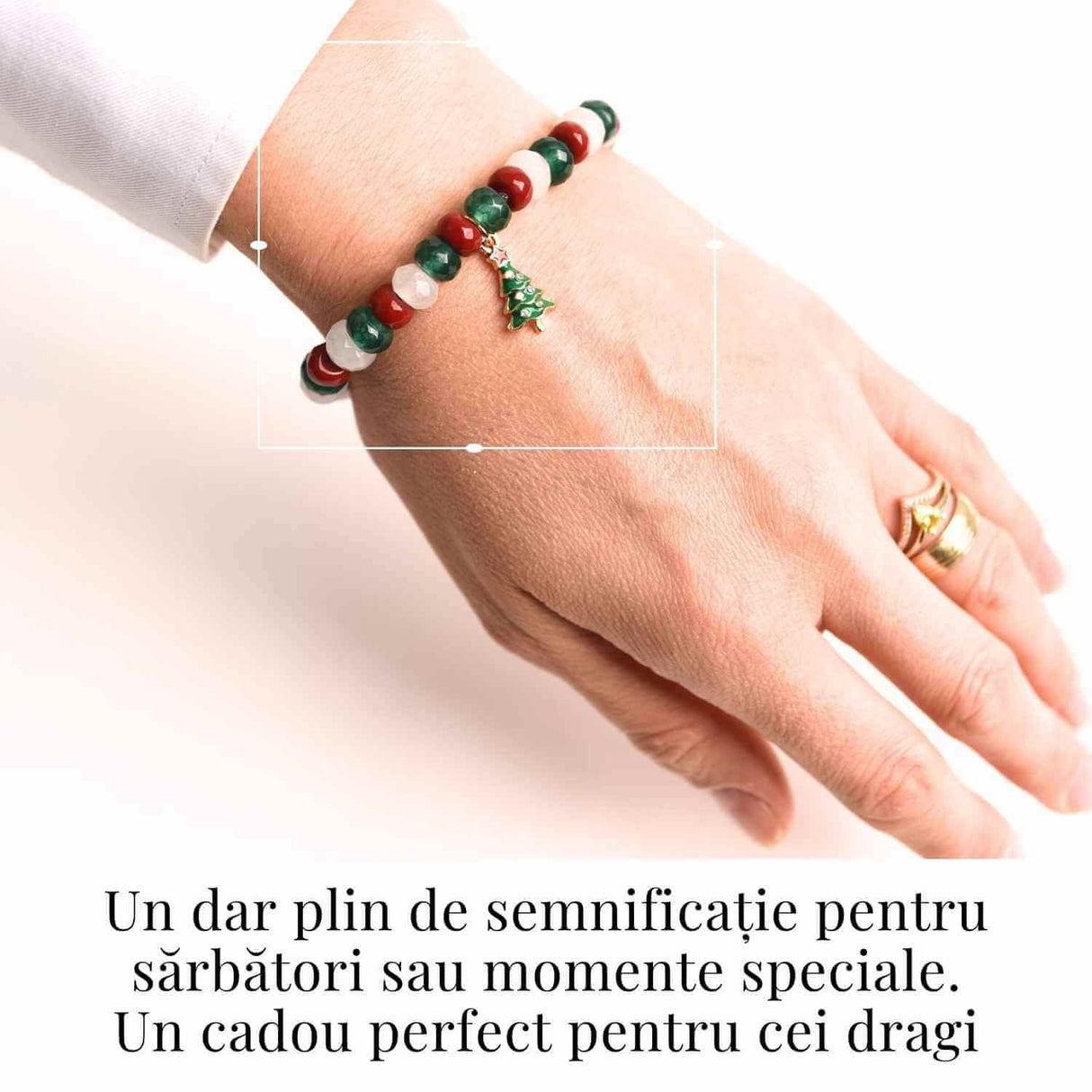 Bratara Jasp Rosu, Verde si Jad Alb - Echilibru si Protectie