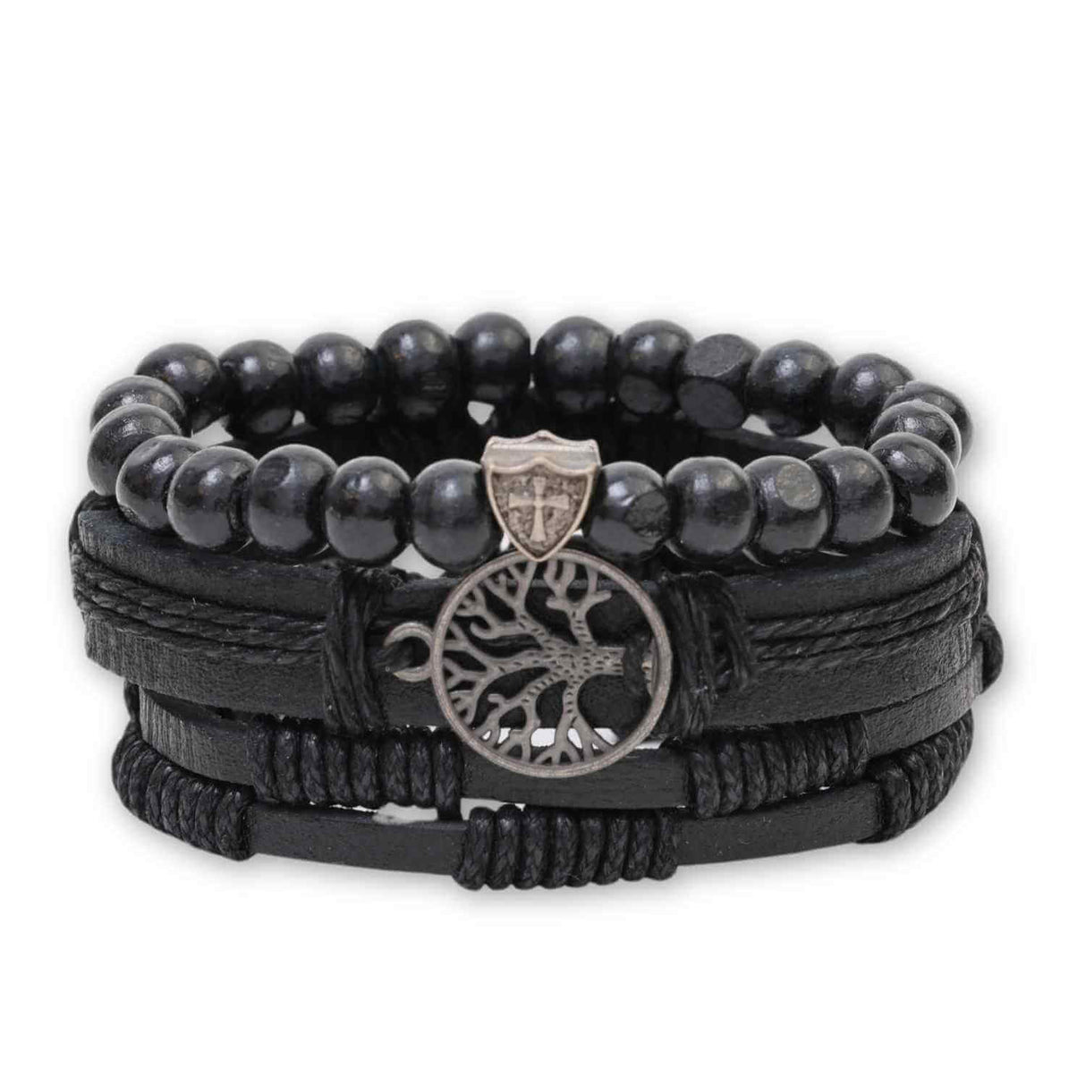 Set 3 Bratari Inedite cu Arborele Vietii si piele sintetica - Stil si Protectie pentru Orice Ocazie