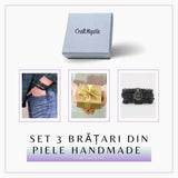 Set 3 Bratari Inedite cu Arborele Vietii si piele sintetica - Stil si Protectie pentru Orice Ocazie