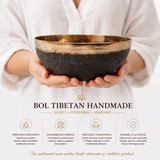 Bol Tibetan Handmade din Cupru 20.5 cm – Relaxare, Armonie si Meditație