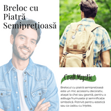 Breloc cu piatra semipretioase de Cuart transparent in forma neregulata 3cm