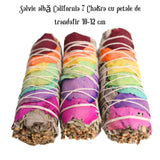 Buchet Salvie Alba California cu 7 Chakre - Echilibru si Vindecare
