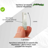 Specimen natural de Acvamarin din Afganistan 5 gr - cristal al claritatii si calmului interior