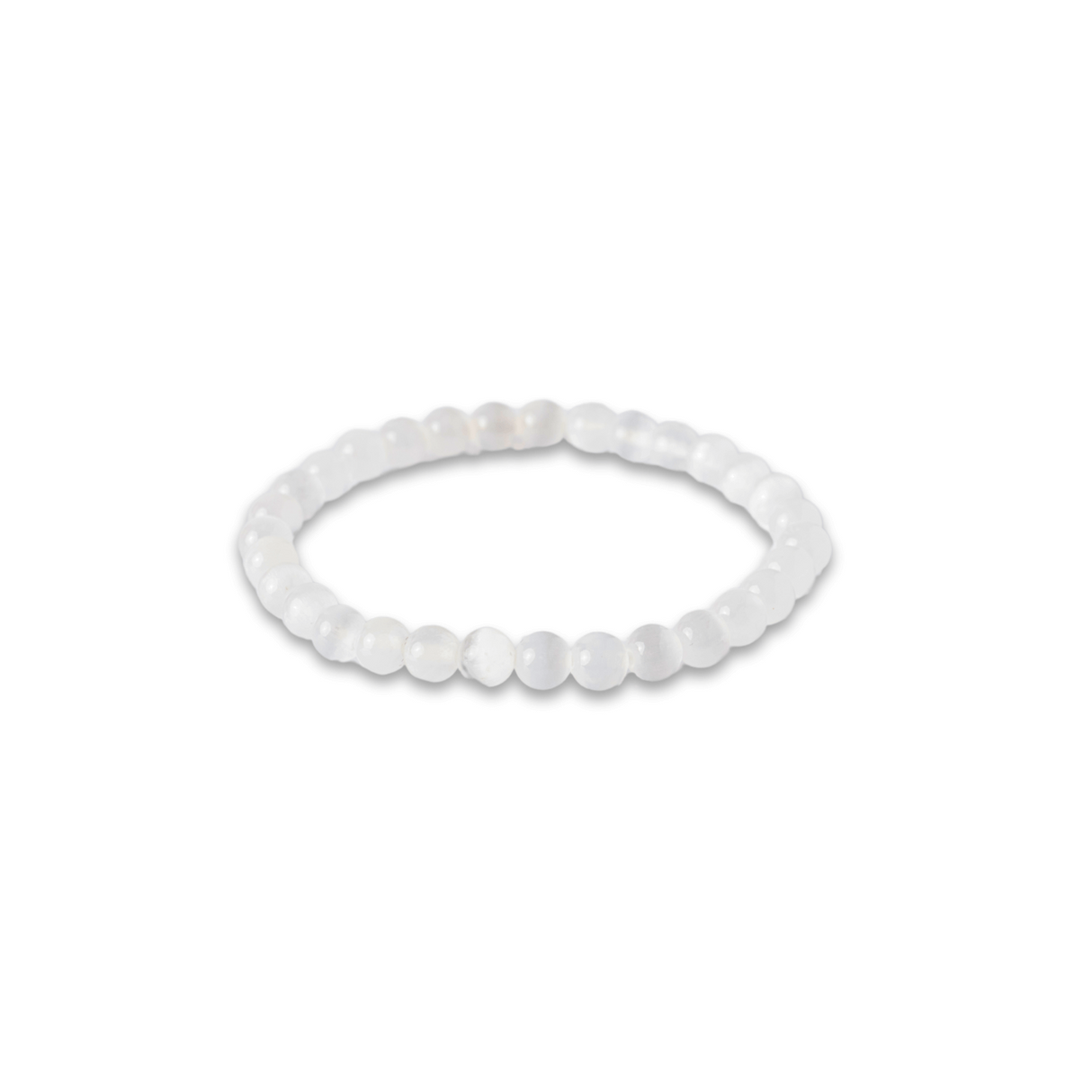 Purificare si Liniste - Bratara din Selenit Natural 6mm