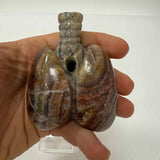 Sculptura Plamani din Ametist – 9x7 cm – Sculptati Manual in Indonezia