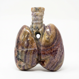 Sculptura Plamani din Ametist – 9x7 cm – Sculptati Manual in Indonezia