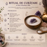 Sare Himalaya Alba pentru Curatarea Energetica a Cristalelor – Granulatie 1-2 mm, 500g
