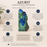 Turn din Azurit Natural – Claritate Mentala, Intuitie si Intelepciune Interioara