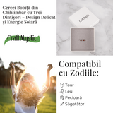 Cercei Argint 925 cu Chihlimbar rosu inchis Natural Rotund - Energie Solara, Delicatete si Protectie