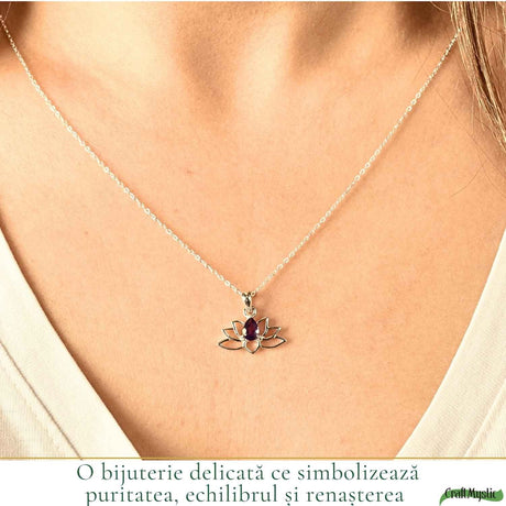 Colier cu Ametist, Argint 925 – CraftMystic